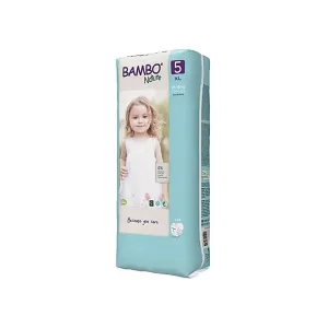 Couche Bambo Nature Taille 5 (12-18kg) 44 unités