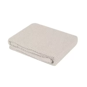Couverture en coton tricoté Dream Big Beige Kikkaboo