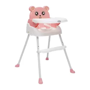 Chaise Haute Portable BabyCare Rose
