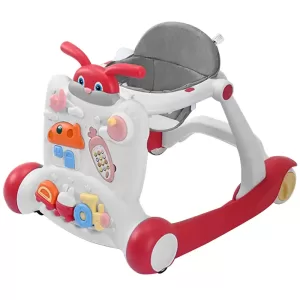 Trotteur Youpala 3-en-1 Multifonctionnel – Rouge