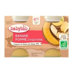 BABYBIO PETIT POT POMME BANANE 2*130G